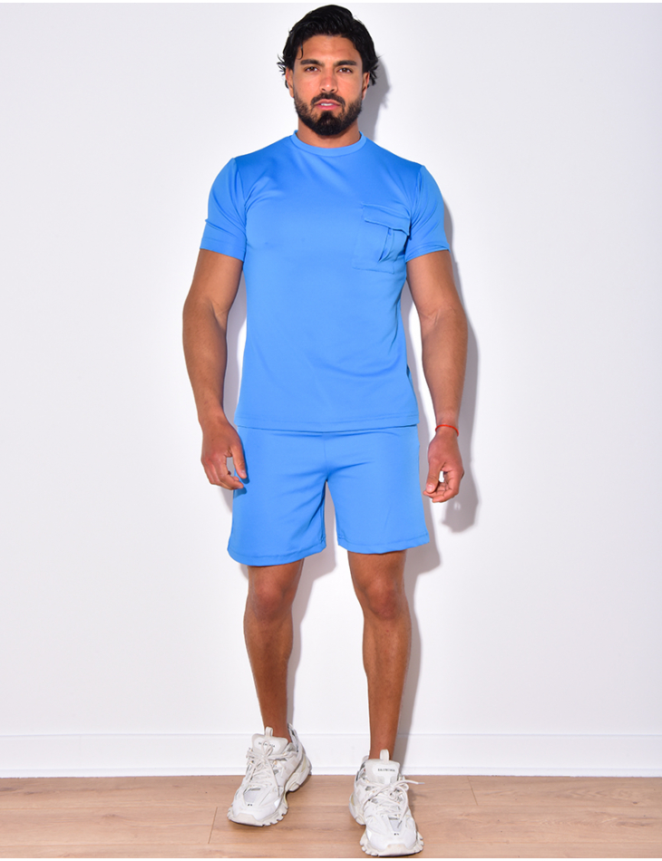 Ensemble short et t-shirt à poches