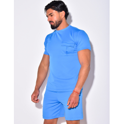 Ensemble short et t-shirt à poches