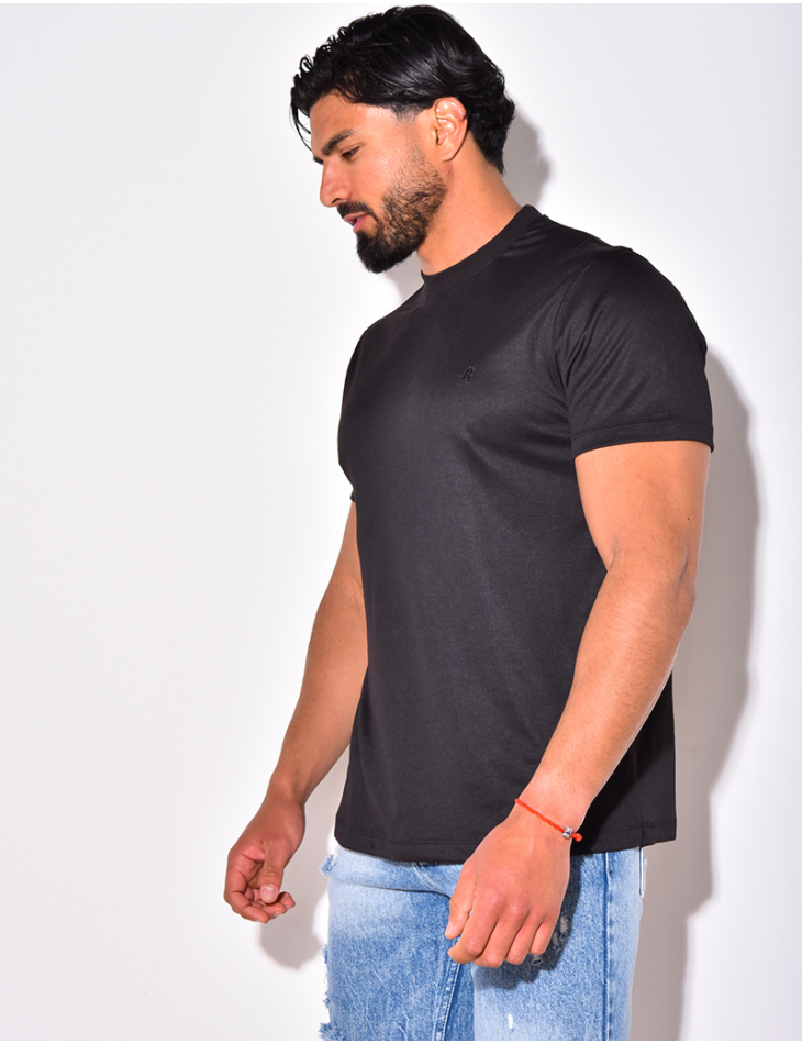 T-shirt basic brodé "B" T-shirt basic brodé "B"