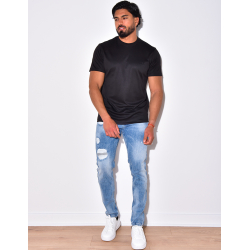 T-shirt basic brodé "B" T-shirt basic brodé "B"
