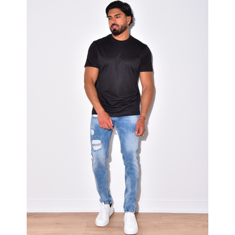 T-shirt basic brodé "B" T-shirt basic brodé "B"