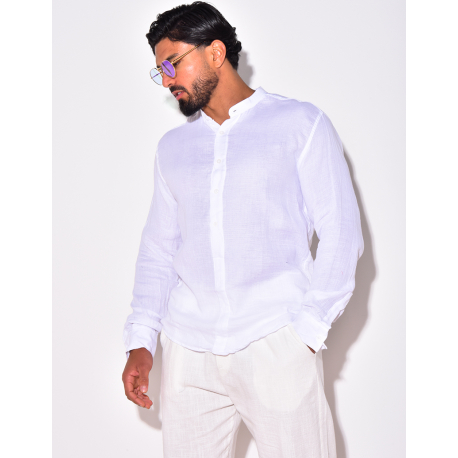 Chemise en lin manches longues Chemise en lin manches longues