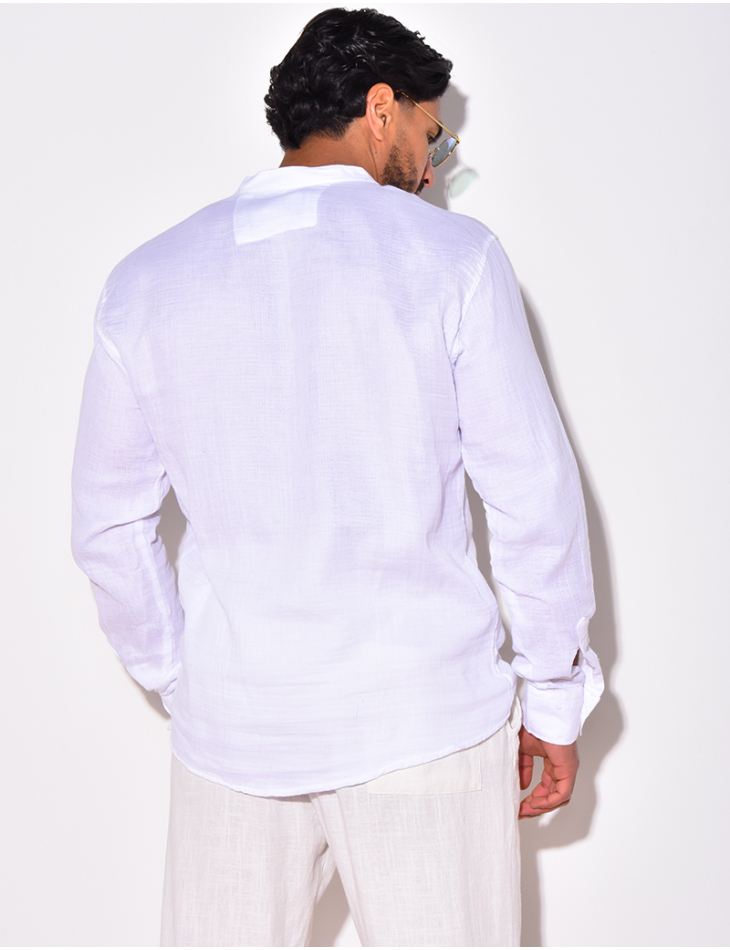 Chemise en lin manches longues Chemise en lin manches longues