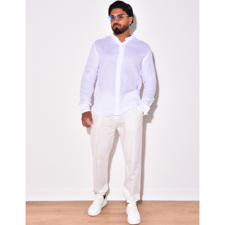 Chemise en lin manches longues Chemise en lin manches longues