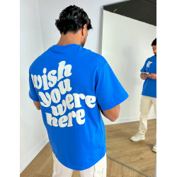 T-shirt "Wich you were here"