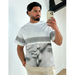 T-shirt à formes géométrique T-shirt à formes géométrique