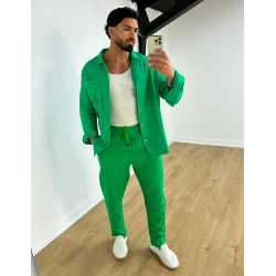 Ensemble pantalon et chemise en lin Ensemble pantalon et chemise en lin