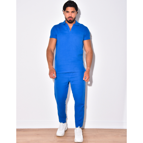 Ensembe pantalon et t-shirt en lin Ensembe pantalon et t-shirt en lin