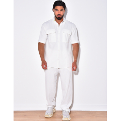 Ensemble pantalon et chemise côtelé Ensemble pantalon et chemise côtelé