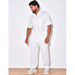 Ensemble pantalon et chemise côtelé Ensemble pantalon et chemise côtelé