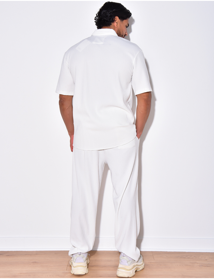 Ensemble pantalon et chemise côtelé Ensemble pantalon et chemise côtelé
