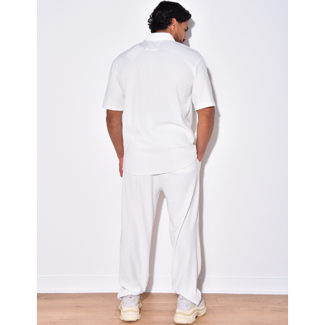 Ensemble pantalon et chemise côtelé Ensemble pantalon et chemise côtelé