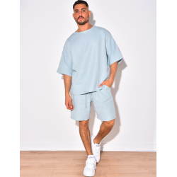 Ensemble short et t-shirt fin oversize Ensemble short et t-shirt fin oversize