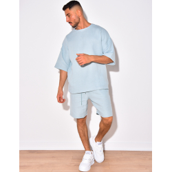 Ensemble short et t-shirt fin oversize Ensemble short et t-shirt fin oversize