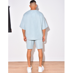 Ensemble short et t-shirt fin oversize Ensemble short et t-shirt fin oversize