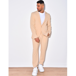 Ensemble de costume 2 pièces à petits carreaux