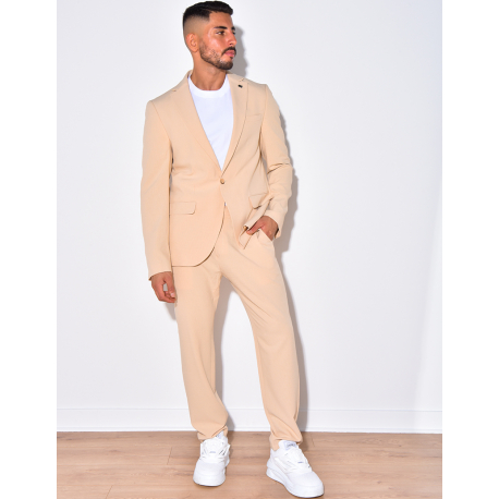 Ensemble de costume 2 pièces à petits carreaux