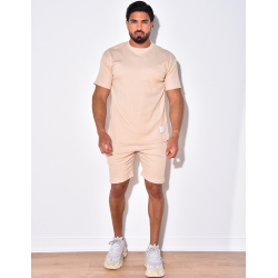 Ensemble t-shirt à poches et short Ensemble t-shirt à poches et short