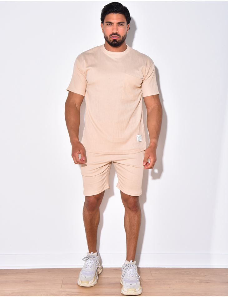 Ensemble t-shirt à poches et short Ensemble t-shirt à poches et short