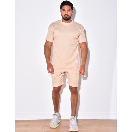 Ensemble t-shirt à poches et short Ensemble t-shirt à poches et short