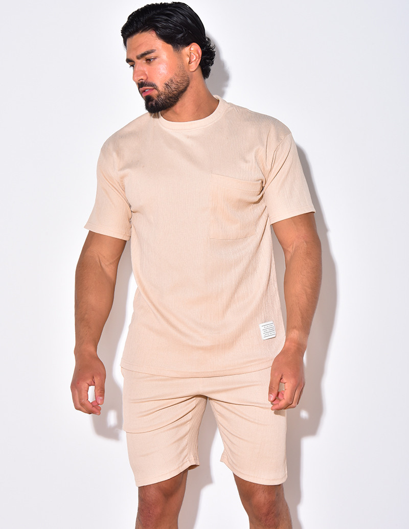 Ensemble t-shirt à poches et short