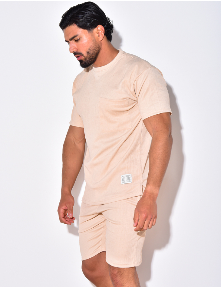 Ensemble t-shirt à poches et short Ensemble t-shirt à poches et short