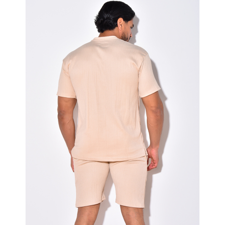 Ensemble t-shirt à poches et short Ensemble t-shirt à poches et short