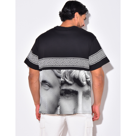T-shirt à formes géométrique T-shirt à formes géométrique