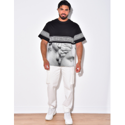 T-shirt à formes géométrique T-shirt à formes géométrique