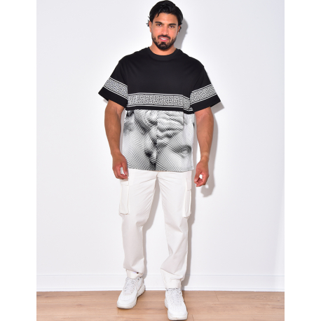 T-shirt à formes géométrique T-shirt à formes géométrique