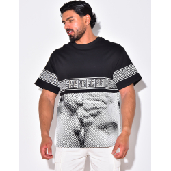 T-shirt à formes géométrique T-shirt à formes géométrique