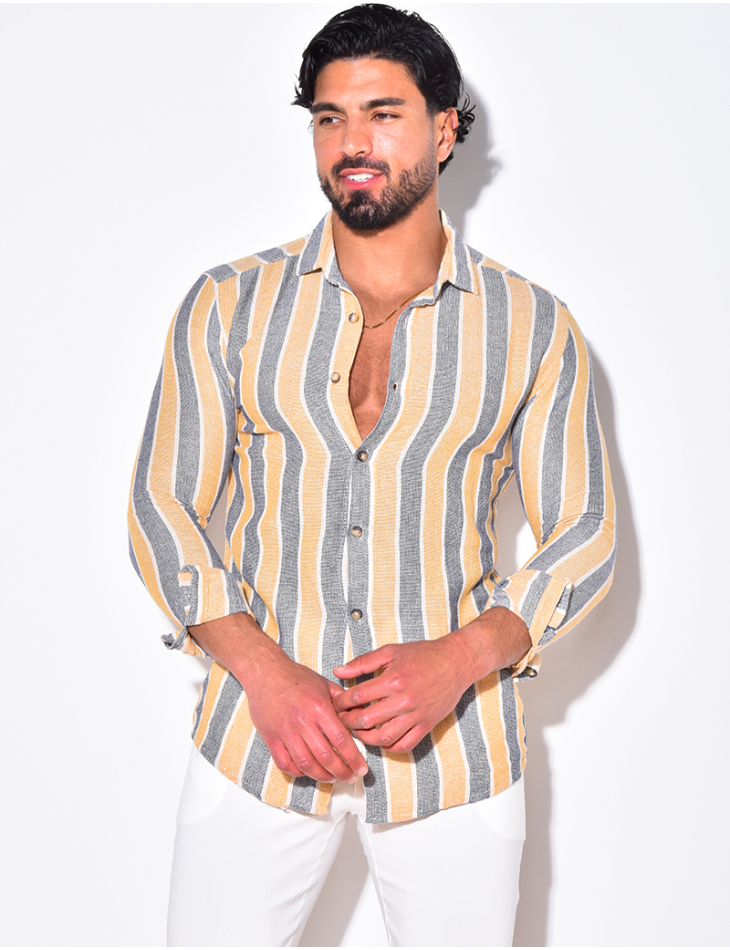 Chemise à rayures