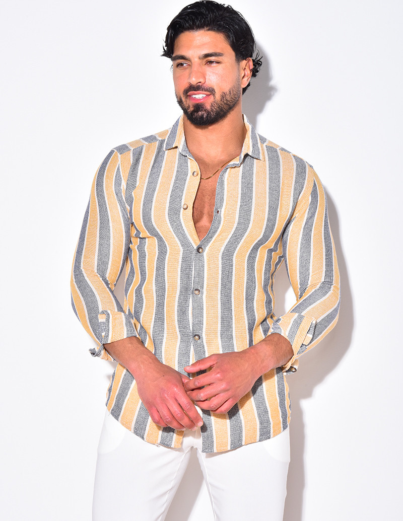 Chemise à rayures