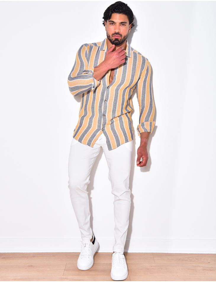 Chemise à rayures
