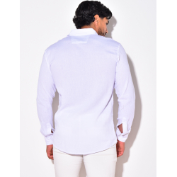 Chemise manches longues à poches