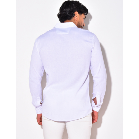 Chemise manches longues à poches