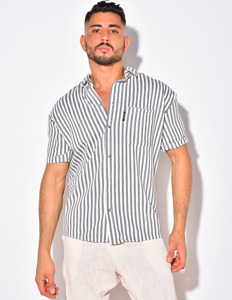 Chemise à rayures