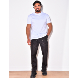 Pantalon à poches à boutons pressions