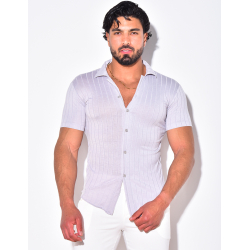 Chemise à rayures à relief Chemise à rayures à relief