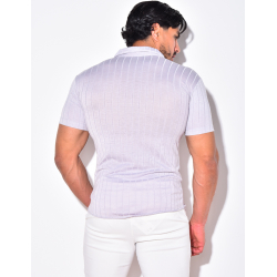 Chemise à rayures à relief Chemise à rayures à relief