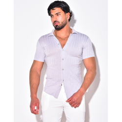 Chemise à rayures à relief Chemise à rayures à relief