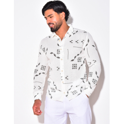 Chemise à motif aztéque  Chemise à motif aztéque