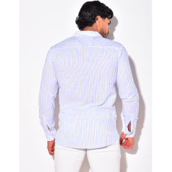 Chemise à rayures manches longue Chemise à rayures manches longue