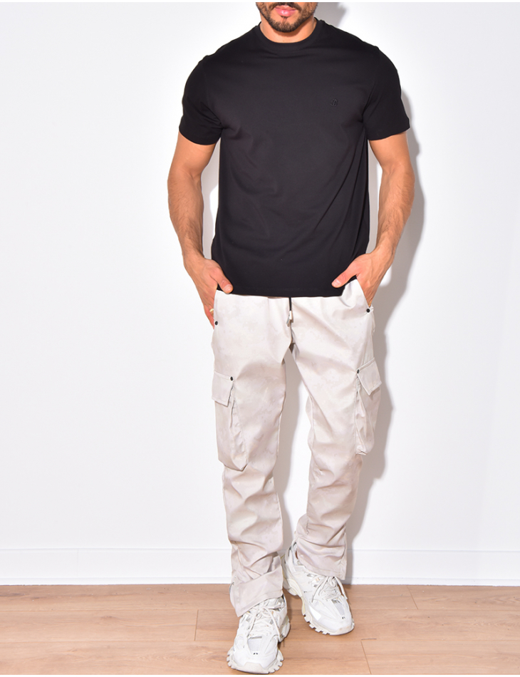 T-shirt basic brodé "B" T-shirt basic brodé "B"