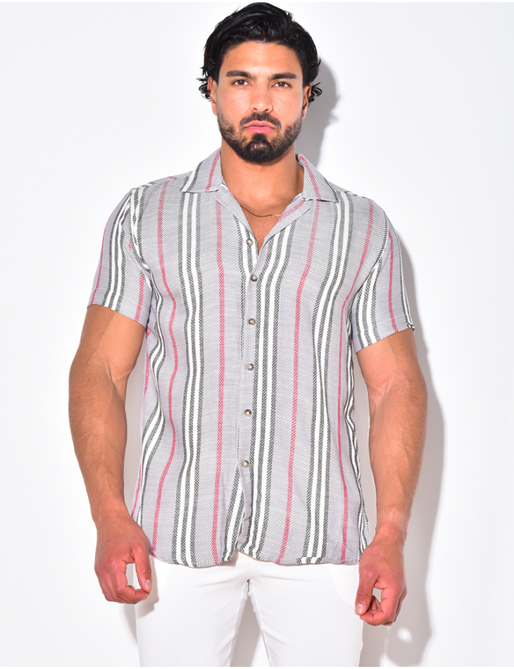 Chemise à rayures