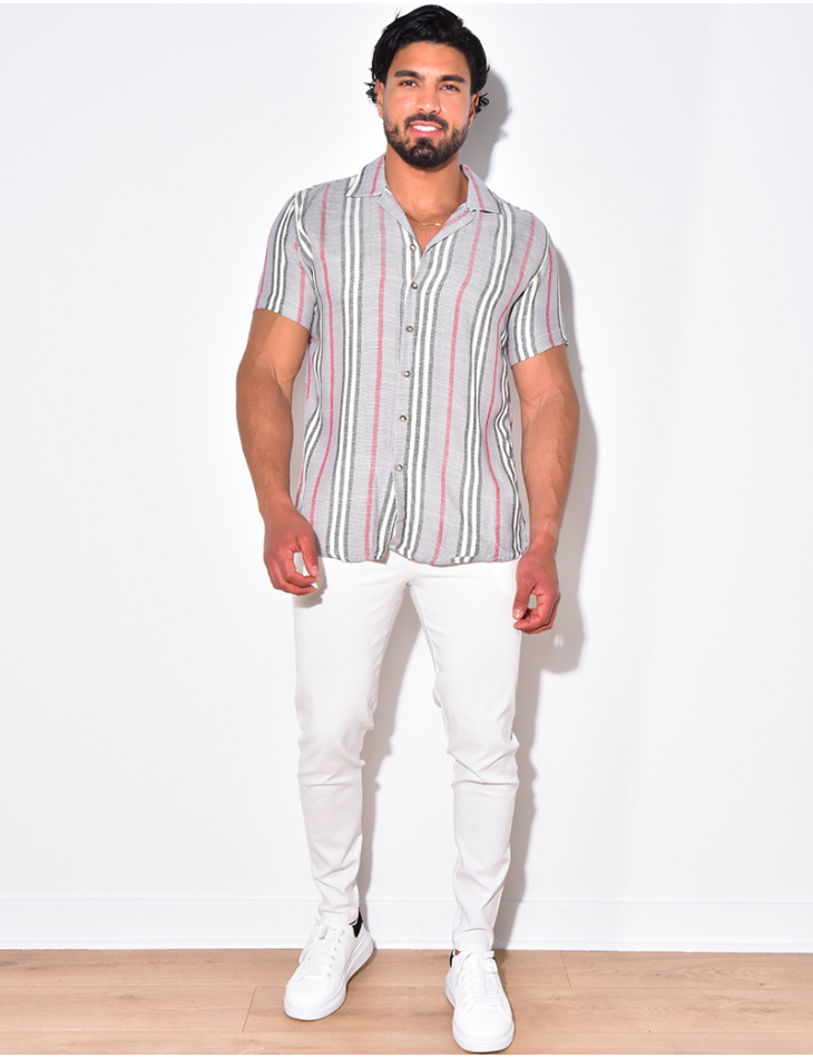 Chemise à rayures