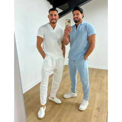 Ensemble pantalon et t-shirt en lin Ensemble pantalon et t-shirt en lin