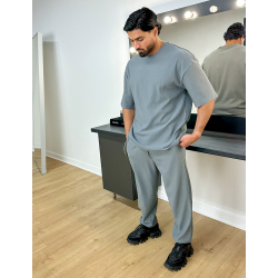 Ensemble pantalon et t-shirt côtelé Ensemble pantalon et t-shirt côtelé