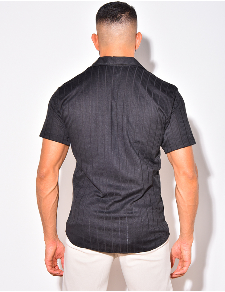 Chemise côtelée
