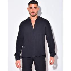 Chemise manches longues à col rond Chemise manches longues à col rond